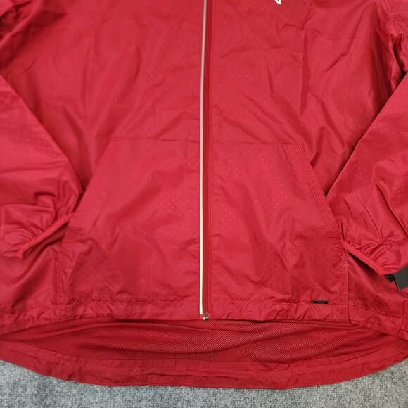 Atlanta Falcons Jacket Womens XXL Red Long Sleeve Zip Up Hood MSX NFL Casual - Picture 10 of 16